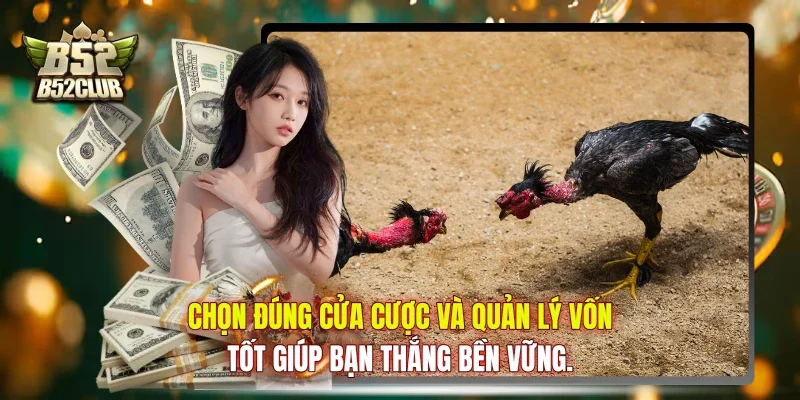 Chọn đúng cửa cược và quản lý vốn tốt giúp bạn thắng bền vững. Chọn đúng cửa cược và quản lý vốn tốt giúp bạn thắng bền vững.