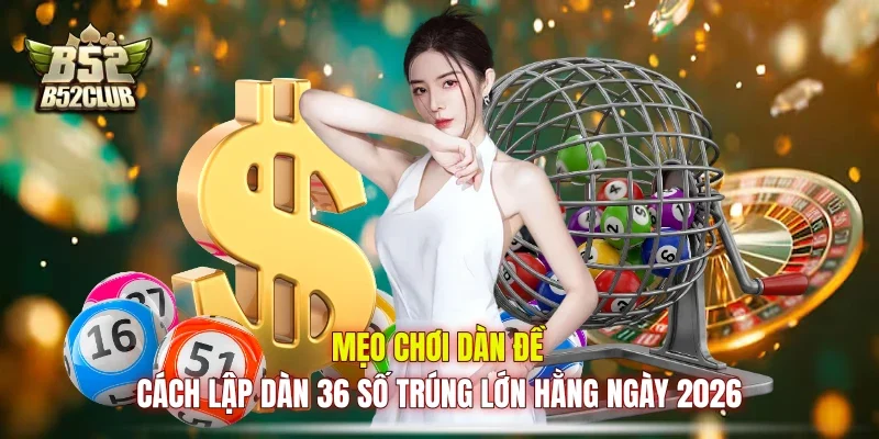 Mẹo Chơi Dàn Đề: Cách Lập Dàn 36 Số Trúng Lớn Hằng Ngày 2026